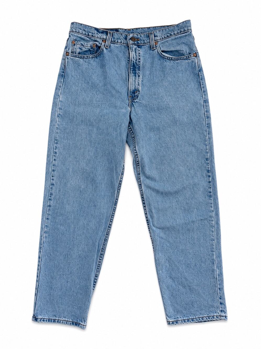 Vintage 1990s Levi’s 550 Relaxed Fit Jeans W36 L30 Made in USA Light Wash